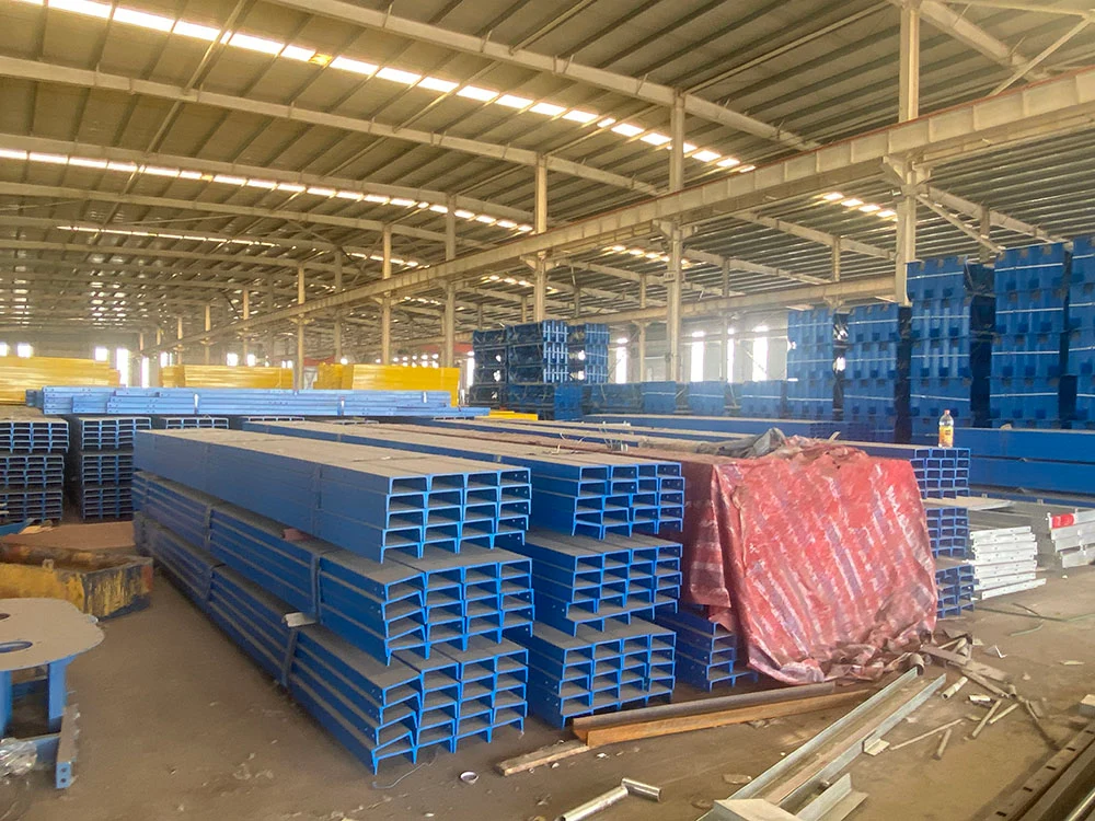 About us 5 Industrial safety cage ladder factory with custom steel climbing ladder manufacturing and welding process